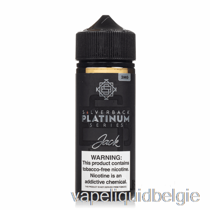 Vape België Jack - Silverback Platina Serie - 120ml 3mg